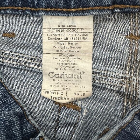 Carhartt Traditional Fit Womens Jeans size 8 x 36 - Picture 5 of 10